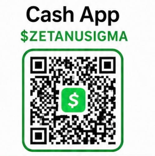QR code to open Cash App and pay $ZETANUSIGMA